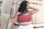 Ruhani corest red crop top