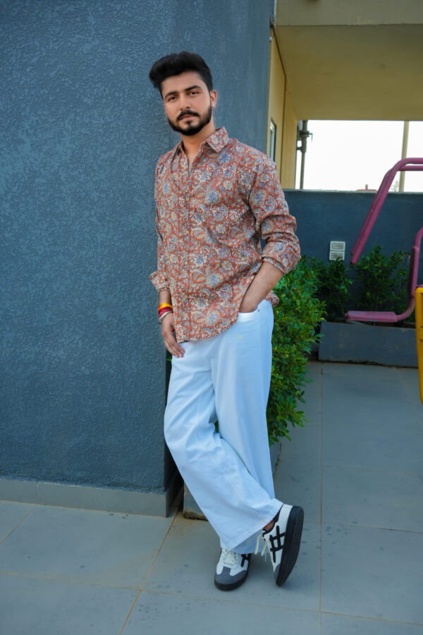 Tha hawa mahal jaipur print full sleevde shirt