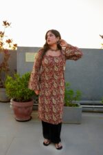 Nan raani stainght bell sleeved kurti