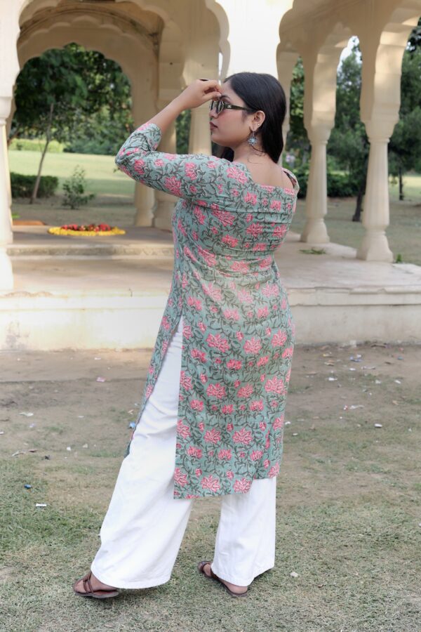 Shabnam katha staight long kurti