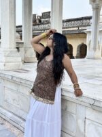 Aafreen azark print kurti